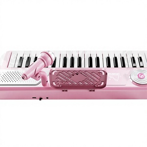 Clavier de piano électrique à 37 touches avec microphone, jouet éducatif en plastique, instrument de musique pour apprendre la musique - Product Image 4
