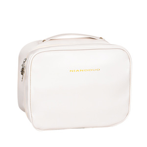 Niandduo Cosmetic Bag Large Capacity Portable Travel Toiletry Organizer Storage <b>Case</b> With Soft Handle - Product Image 1