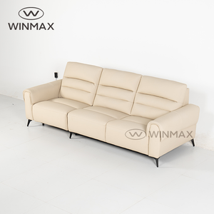 Fauteuil inclinable moderne de luxe en cuir véritable 3/4 places, idéal pour villa, salon, hôtel WINMAX, garantie 1 an G227 - Product Image 2