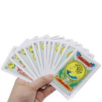 Cartes à jouer espagnoles design personnalisé, vente en gros, cartes cadeau populaires