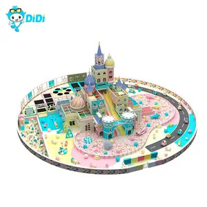 Playground infantil com tema personalizado, estilo castelo, moderno, playground interno para crianças, com alta qualidade, profissional