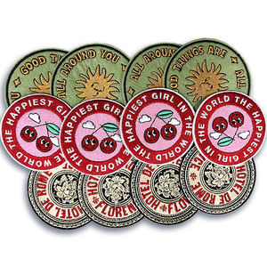 カスタム刺繍パッチ、シェニールスパンコール、アイロン接着、ベルクロキーホルダー、縫製、レーザーロゴバッジ、帽子、バッグ、衣類用アップリケ - Product Image 2