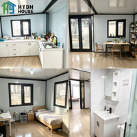 Dayanıklı 20ft Genişletilebilir Çelik Yapı Viktorya Dönemi Otel Konteyner Evi, Prefabrik Fabrika Binası ve Verandalı
