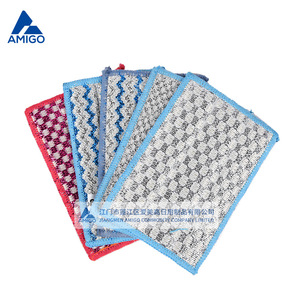 Chiffons de nettoyage de cuisine colorés Amigo, rectangulaires, double face, pour casseroles et poêles - Product Image 3