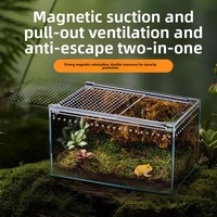 Boîte d'Habitat Intégrée en Acrylique Transparent Haute Définition, Non Assemblée, Réutilisable et Écologique pour Reptiles - Vente en Gros Usine