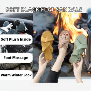 Summer New Cross <b>Boat</b> <b>Shoes</b> Leopard Print Anti-Slippery Light Weight Flat Bottom Flip Flops for <b>Ladies</b> Autumn Winter - Product Image 2