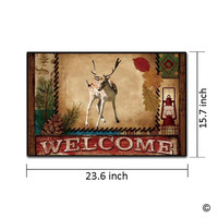 Tiger wings Outdoor Custom Design Matten Rutsch feste bedruckte Eingangs teppich Logo Teppich Tür Boden matte