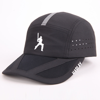 Gorra Deportiva para Exteriores, Transpirable, para Correr, de 5 Paneles, Impermeable, de Secado Rápido y Ligera