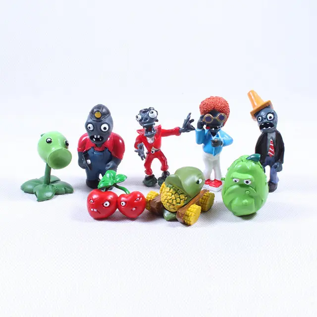 XUX 8 adet Set karikatür oyunu aksiyon figürleri oyuncaklar 3D bitkiler Zombies 2 oyuncak dekorasyon oyunu çocuk oyuncakları toptan