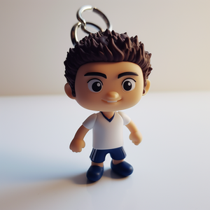 Bricolage créatif en plastique mini bouteille de crème glacée porte-clés mode filles mignon tasse porte-clés dessin animé porte-clés - Product Image 3