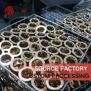 บูชเหล็กหุ้มทองเหลืองแบบไบเมทัล ยี่ห้อ MYWAY ทนทานต่อการสึกหรอ หล่อลื่นในตัว ได้รับการรับรองมาตรฐาน ISO9001 สำหรับงานก่อสร้าง - Product Image 4