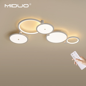 Tự làm hình dạng nhà thông minh Đèn LED Đèn xoay với điều khiển từ xa chức năng bộ nhớ Đèn chùm hiện đại - Product Image 1