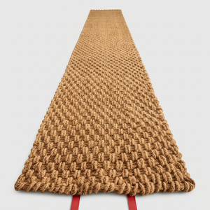 Eco Friendly Raw Coconut Fiber Coir <b>Mat</b> <b>Roll</b> 1*10m Brown Walkway Paving <b>Mat</b> Adjustable Thickness Flooring 65kg Landscape Use - Product Image 1