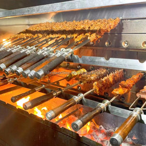 Pincho de asador <span class=keywords><strong>peruano</strong></span> de alta calidad, barbacoa de pollo, churrascos brasileños, máquina de kebabs de cordero a <span class=keywords><strong>la</strong></span> parrilla para restaurante - Product Image 1