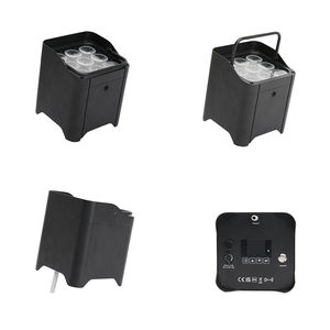 AOPU Venta al por Mayor 9 Piezas de Luces LED Inalámbricas de 12W 6 en 1 con Batería, Luces LED con Batería para Exteriores - Product Image 3