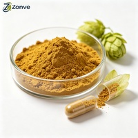 Pasokan Pabrik Bubuk Ekstrak Bunga Hop Herbal Kelas Makanan dalam Jumlah Besar 10:1 20:1 dan Bubuk Ekstrak Bunga Hop Flavonoid