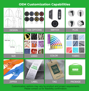 Chaleco de Seguridad con Ventilador Refrigerante para Trabajadores de la Construcción, Chaleco de Trabajo con Aire Acondicionado USB, Doble Ventilador, Ropa de Trabajo Refrigerante para Verano - Product Image 6