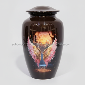 Urnas Funerarias Decorativas de Latón para Cenizas de Adultos, Urnas Hechas a Mano para Hombres y Mujeres, Urnas Decorativas - Product Image 1