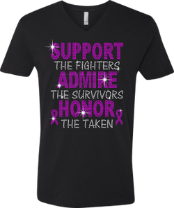 Adesivi personalizzati con motivo a cristalli rosa 'In <span class=keywords><strong>ottobre</strong></span> indossiamo il rosa' per magliette, logo fai da te per la consapevolezza sul cancro al seno, decalcomanie termoadesive - Product Image 5