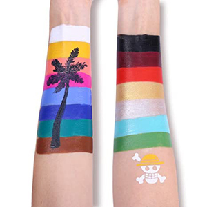 Kit de maquillage pour fête d'Halloween, 12 à 20 couleurs, fournitures de cosplay, peinture personnalisée pour le visage et le corps - Product Image 4