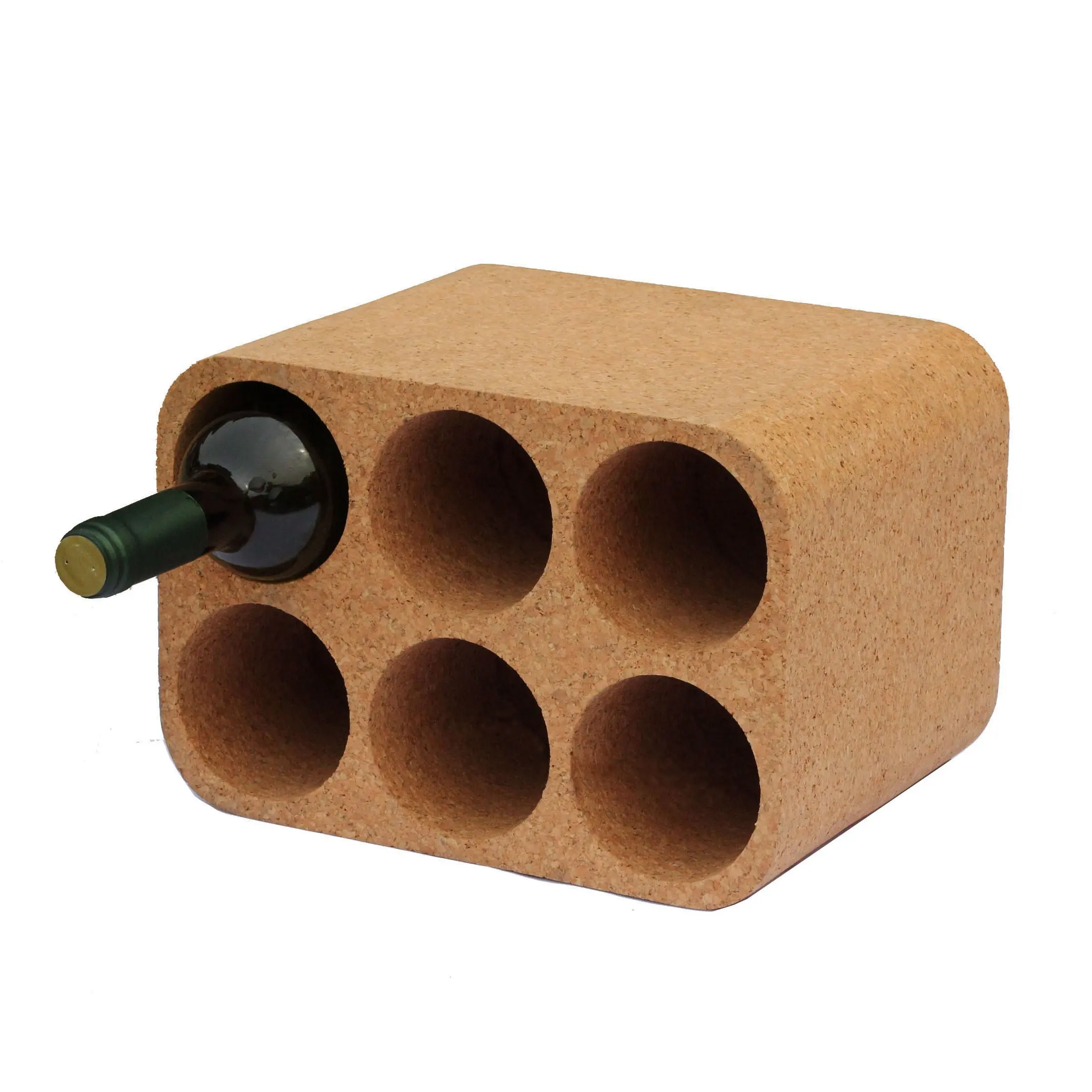 2020 natural cork wine holder