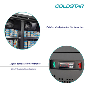 4 Cửa Dọc Thiết Bị Làm Lạnh Đồ Uống Chai Cooler Showcase Tủ Lạnh - Product Image 5