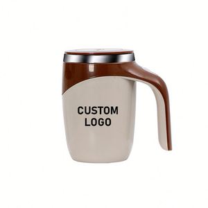 Vaso Inteligente Personalizado de Acero Inoxidable, Taza de Café Eléctrica Magnética con Mezcla Automática, Taza con Tapa y Agitación Automática - Product Image 1