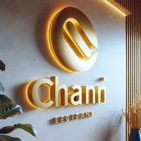Letras de Canal Metálicas 3D Personalizadas con Retroiluminación LED y Control Bluetooth para Logotipos Empresariales de Alta Gama - Publicidad y Decoración