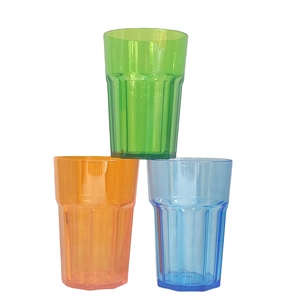 แก้วทรงแปดเหลี่ยมแบบอเมริกัน ยี่ห้อ SAN ปลอดสาร BPA จากโรงงานโดยตรง - แก้ววิสกี้เบียร์ - Product Image 4