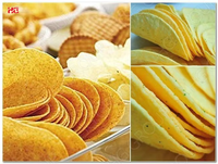 Équipement de cuisson de chips entièrement automatique/ligne de production de chips de type Pringle/machines de fabrication de chips à haute productivité