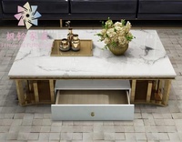 Meilleure vente en 2023, tiroir rectangulaire pour thé, Table basse CF007