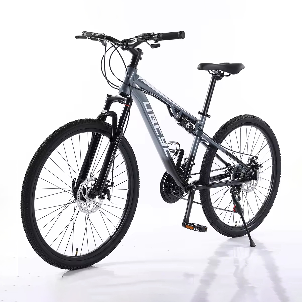 Vélo de montagne tout-terrain gris clair