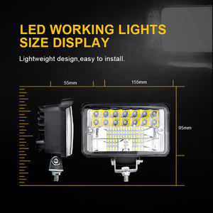 Sistemas de Iluminación Automotriz, Nueva Luz de Trabajo LED de 12V 36W y 4 Pulgadas, 1100 Lúmenes, Luz de Campo para Vehículos Todoterreno, SUV, ATV - Product Image 6