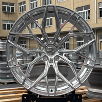 Jantes de voiture forgées concaves profondes en alliage T6061 polies 18-22 pouces 5*112 5*114.3 5*120 pour M3 M4 M5 M8 RS6 RS7 S4 S5 S7