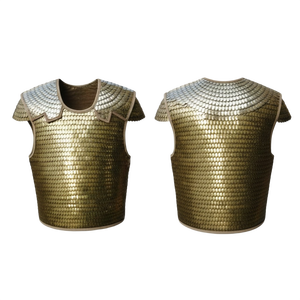 Escamas de Bronce para Armadura Lorica Squamata, Escamas Metálicas, Diseño Antiguo Hecho a Mano, Artesanía Histórica - Product Image 2