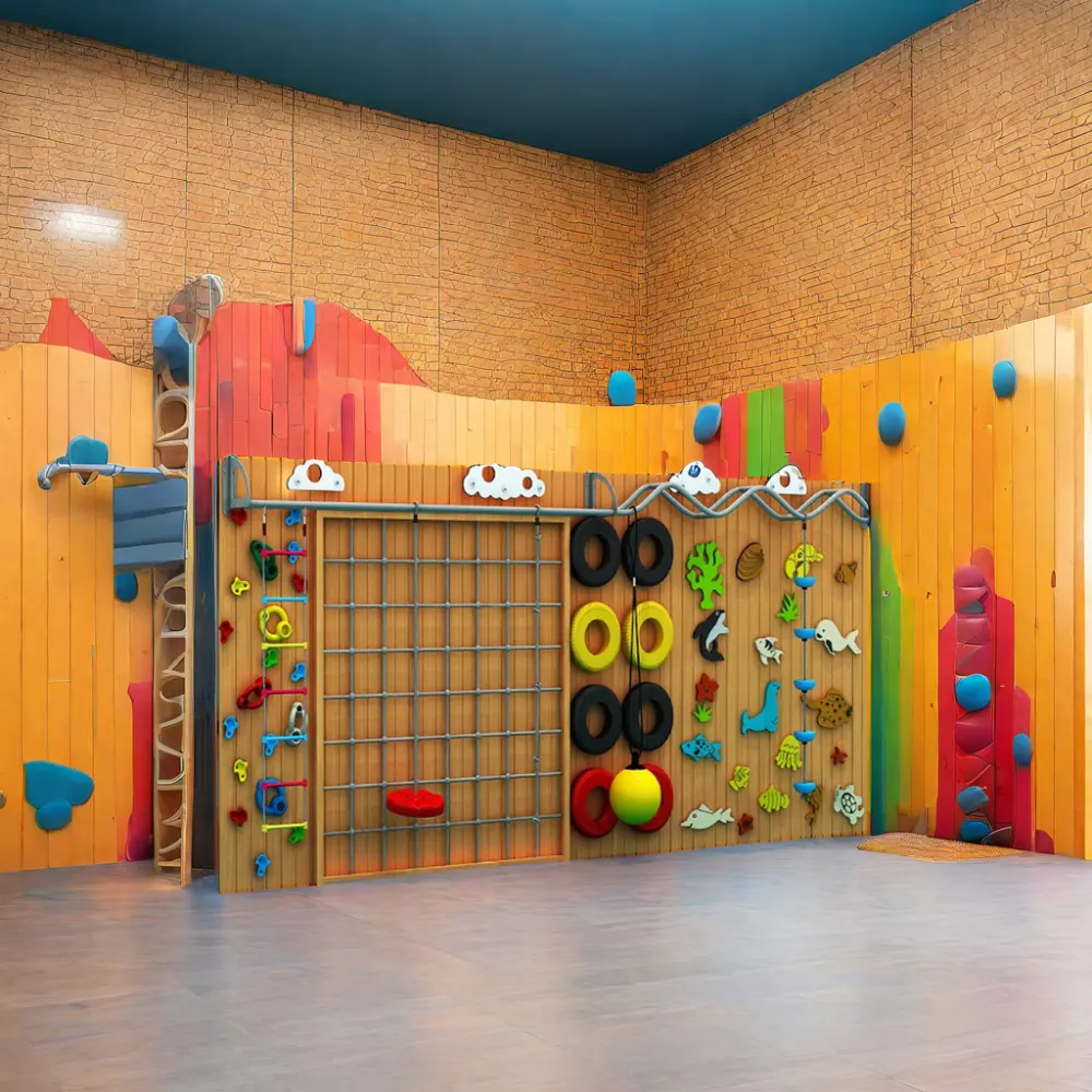 wholesale park and yard children outdoor kids climbing wall