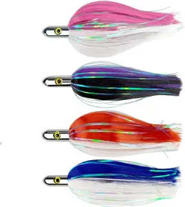 trolling lures metal heads skirt lure, trolling lures metal heads