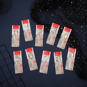 Customize Twisted <b>Mini</b> Candles Wholesale Number Candle Shining Candle Lights - Product Image 6