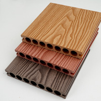 Tarima Exterior de WPC Resistente, de Bajo Mantenimiento, Ecológica e Impermeable para Jardín, con Sistema de Enclavamiento Coextruido