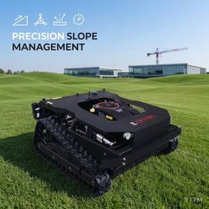 Máquina Cortadora de Césped Híbrida con Control Remoto y Cortasetos Hidráulico para Mantenimiento de Caminos en Terrenos Difíciles - Product Image 2