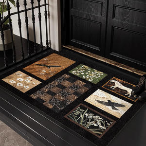 Paillasson de style campagnard français, rectangulaire, en PVC, pour entrée intérieure, motif traditionnel, antidérapant, de haute qualité - Product Image 2