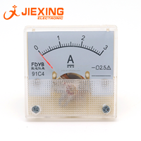Pengukur tegangan Volt DC 91C4, penguji tegangan Meter 45*45mm 5V 10V 15V 20V 25V 30V 50V 100V 150V 250V 300V 450V 500V