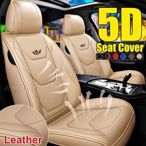 NOUVEAU Housse de siège avant universelle de luxe en cuir PU, protection de coussin 5D, tapis antidérapant, imperméable pour Lada, pour Ford, pour BMW - Product Image 1