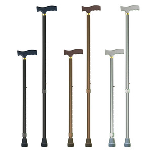 Meizoulu – bâton de marche réglable en alliage d'aluminium pour personnes âgées, anti-chute, antidérapant, support de jambe simple épaissi, utilisation en extérieur - Product Image 3
