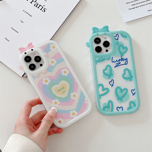 Schattige Dieren Camera Lens Beschermende Cartoon Telefoon Hoesje Voor Iphone 14 13 Pro Max 12 14 Plus Custom Design Cover