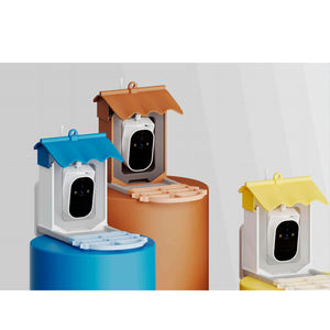 Moderno 2L intelligente alimentatore per uccelli Live View telecamera solido ciotole per uso esterno automaticamente carica cibo acqua uccello amante - Product Image 2