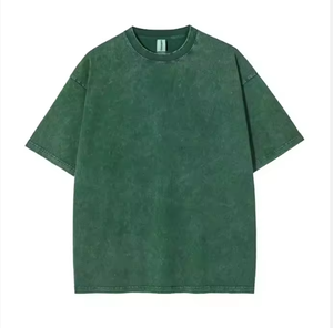 T-shirt pour homme en jersey 100% coton, coupe ample, imprimé sérigraphié avec motif lettres, respirant et écologique - Product Image 4