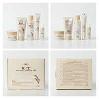 LAIKOU Crème pour les yeux, Tonique, Sérum, Crème, Tonique, Ensemble de soins pour la peau du visage au riz