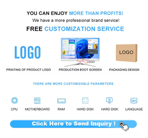 Tất cả trong một máy tính 23.8-inch core i3 7100 16GB 512GB SSD AIO monoblock máy tính UPS pin dự phòng cho máy tính văn phòng - Product Image 4