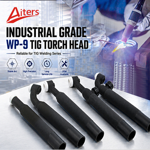 Antorcha <span class=keywords><strong>de</strong></span> <span class=keywords><strong>Soldadura</strong></span> <span class=keywords><strong>TIG</strong></span> Refrigerada por Aire WP9F, Accesorios para <span class=keywords><strong>Soldadura</strong></span>, Cabezal <span class=keywords><strong>de</strong></span> Antorcha WP9V con Válvula, Mango Recto, Antorcha WP9P - Product Image 1